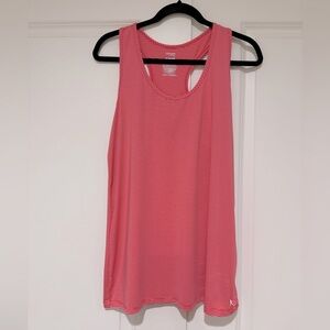 Danskin Now Striped semi Fitted racerback Workout Tank Top Size XL NWOT